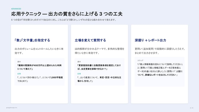 Watson&Holmesの質問のコツ (5)